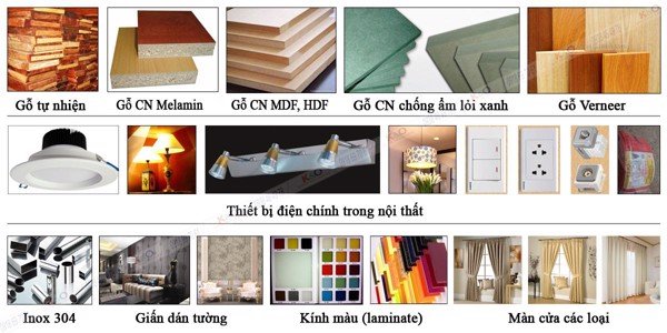 Vật liệu dễ tìm, linh hoạt phối hợp với nhiều phong cách khác