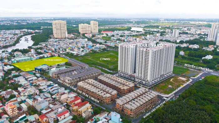 Vị trí tọa lạc của The Peak Garden